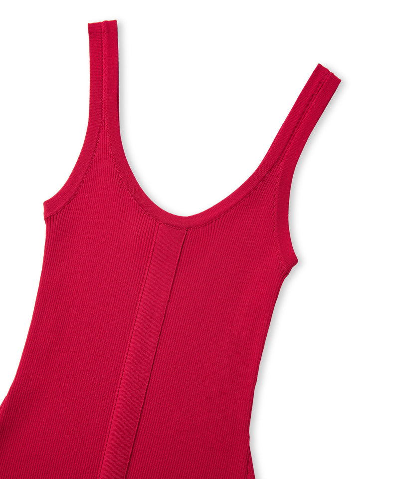 Ipekyol Strappy Knit Dress Cherry