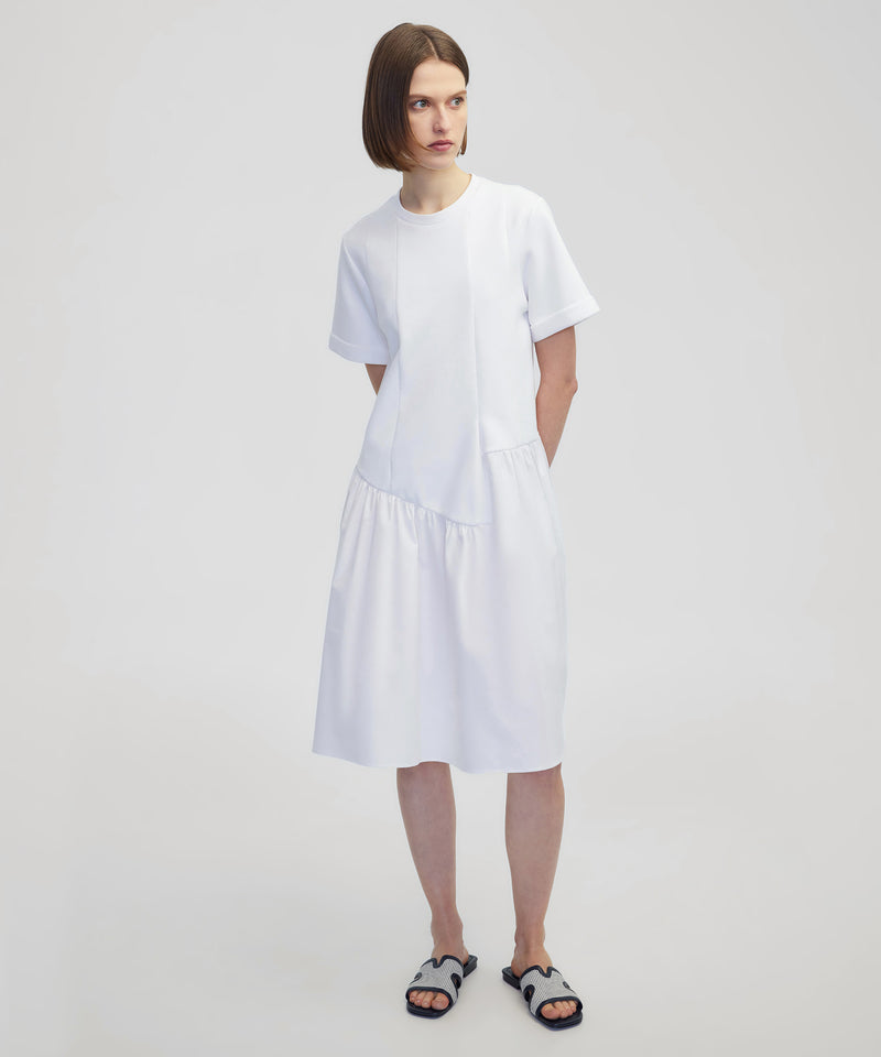 Ipekyol Asymmetrical Gathered Dress White