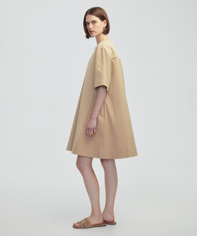 Ipekyol Fabric Mix Dress Natural