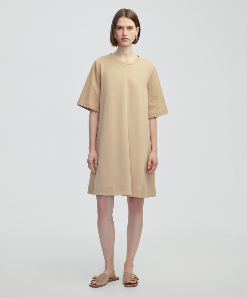 Ipekyol Fabric Mix Dress Natural