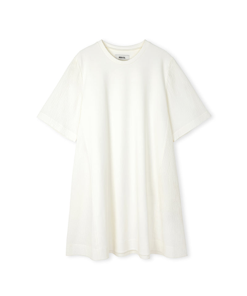 Ipekyol Fabric Mix Dress Ecru