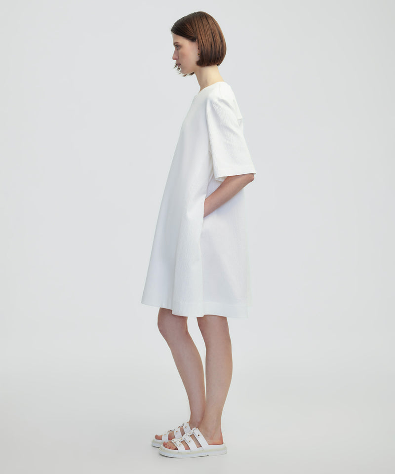 Ipekyol Fabric Mix Dress Ecru