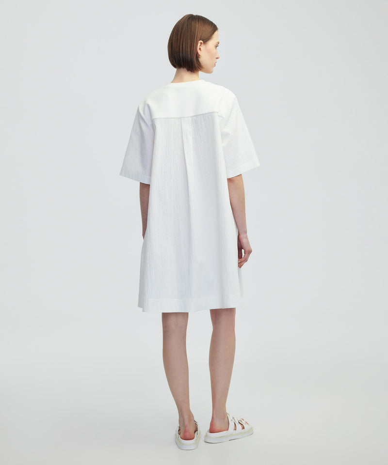 Ipekyol Fabric Mix Dress Ecru