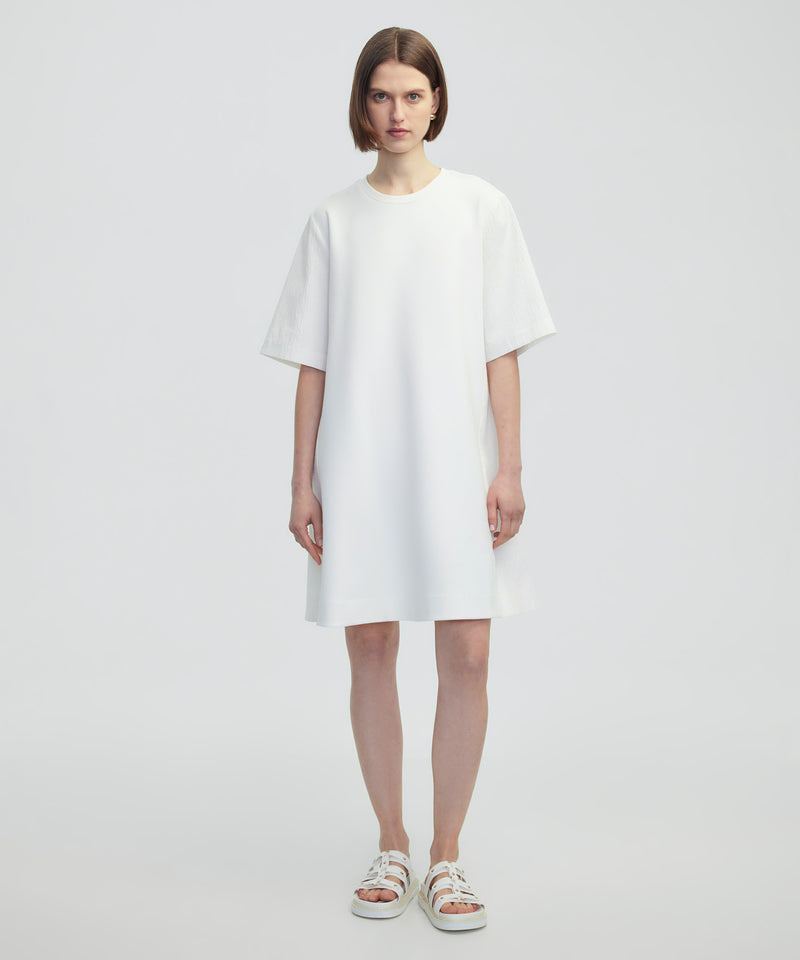 Ipekyol Fabric Mix Dress Ecru