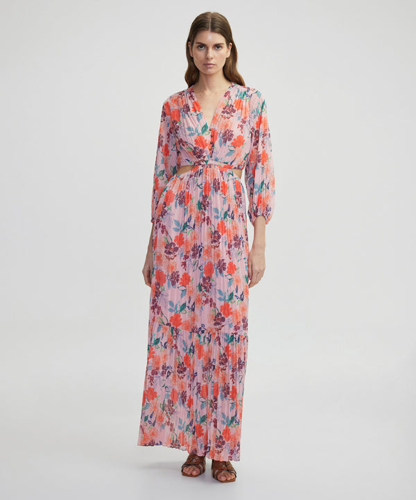 Ipekyol Floral Pattern Maxi Dress Powder