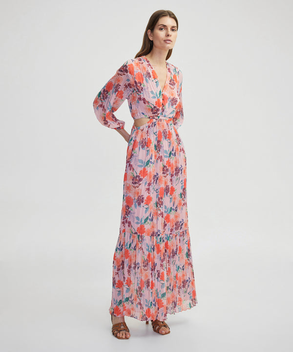 Ipekyol Floral Pattern Maxi Dress Powder