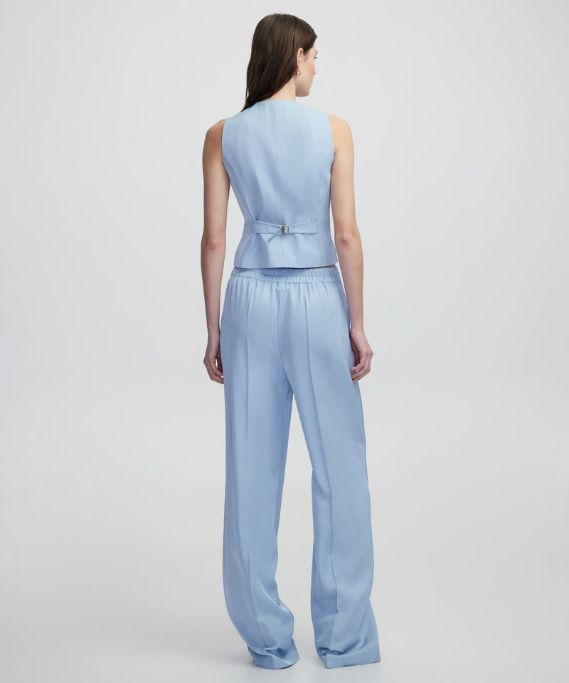 Ipekyol Wide Leg Fit Trousers Light Blue
