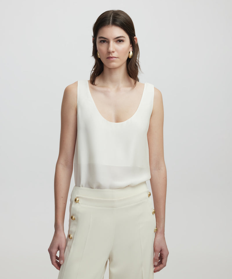 Ipekyol Metal Button Trousers Off White