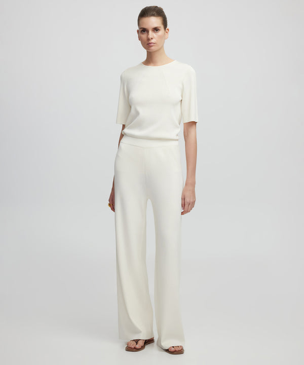Ipekyol Knitted Trousers Ecru