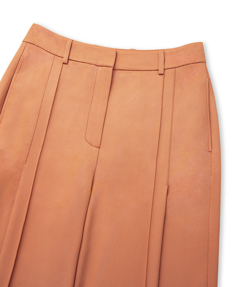 Ipekyol Pleated Wide Leg Fit Trousers Salmon