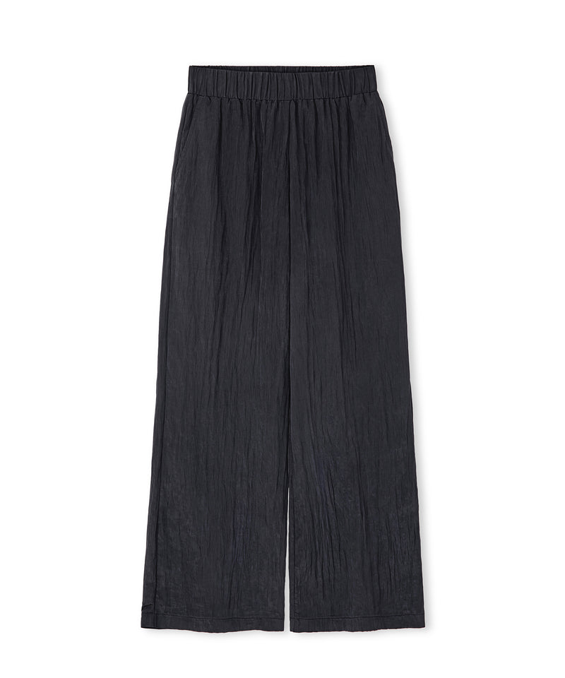 Ipekyol Textured Wide Leg Fit Trousers Black