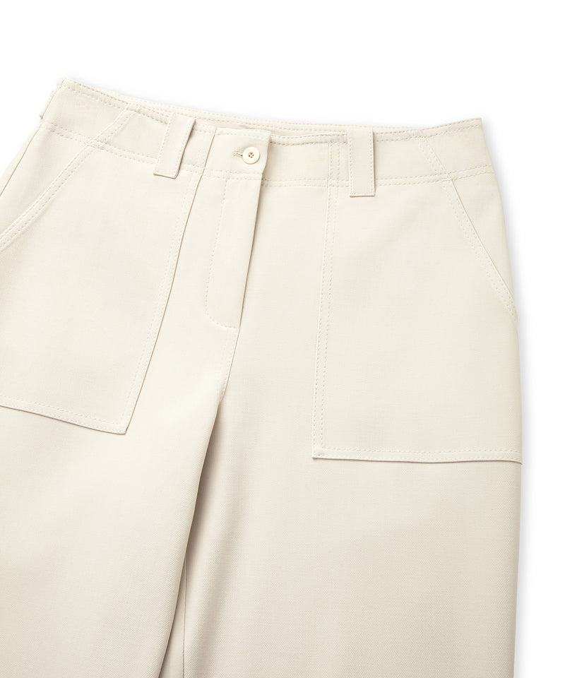 Ipekyol Trousers With Large Pockets Ecru