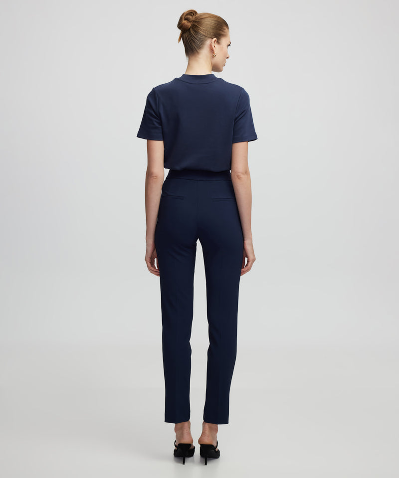 Ipekyol Skinny Fit Trousers With Pockets Navy