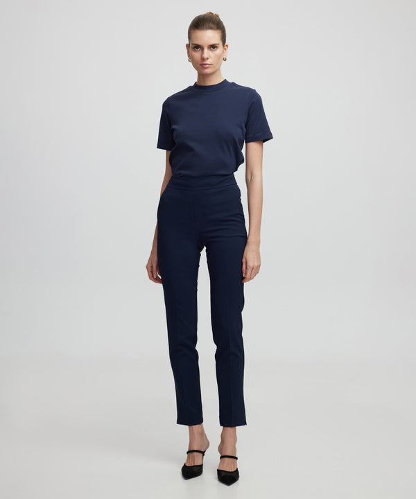 Ipekyol Skinny Fit Trousers With Pockets Navy