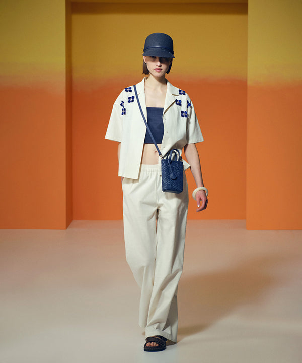 Ipekyol Wide Leg Fit Elastic Waist Trousers Ecru