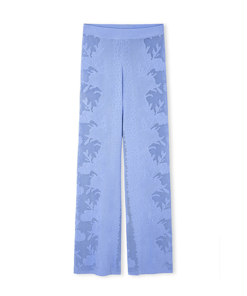 Ipekyol Jacquard Knit Trousers Blue