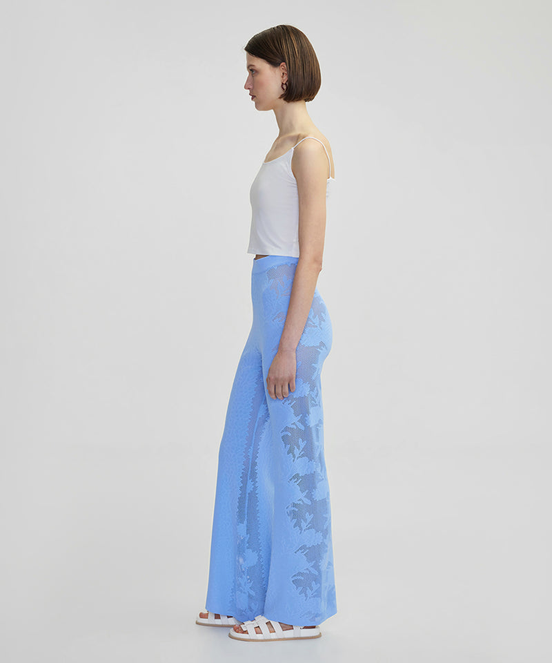 Ipekyol Jacquard Knit Trousers Blue