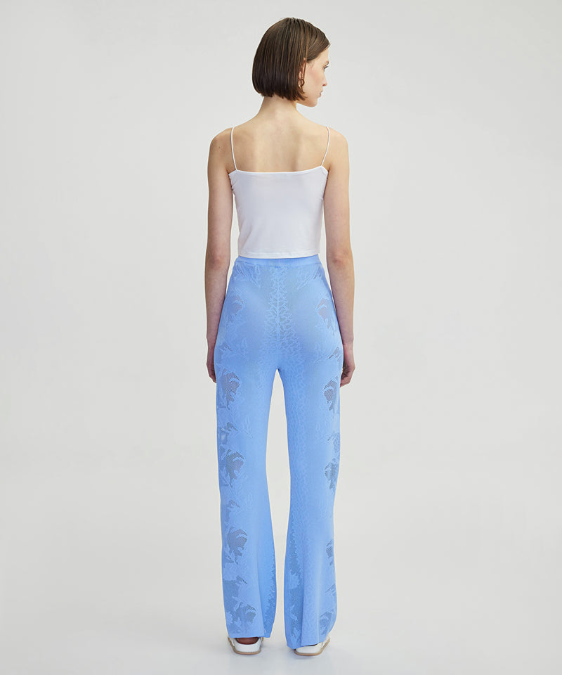 Ipekyol Jacquard Knit Trousers Blue