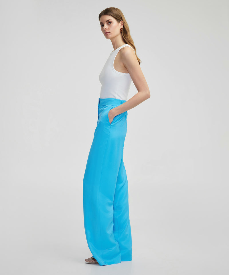 Ipekyol Wide Leg Fit Trousers Blue