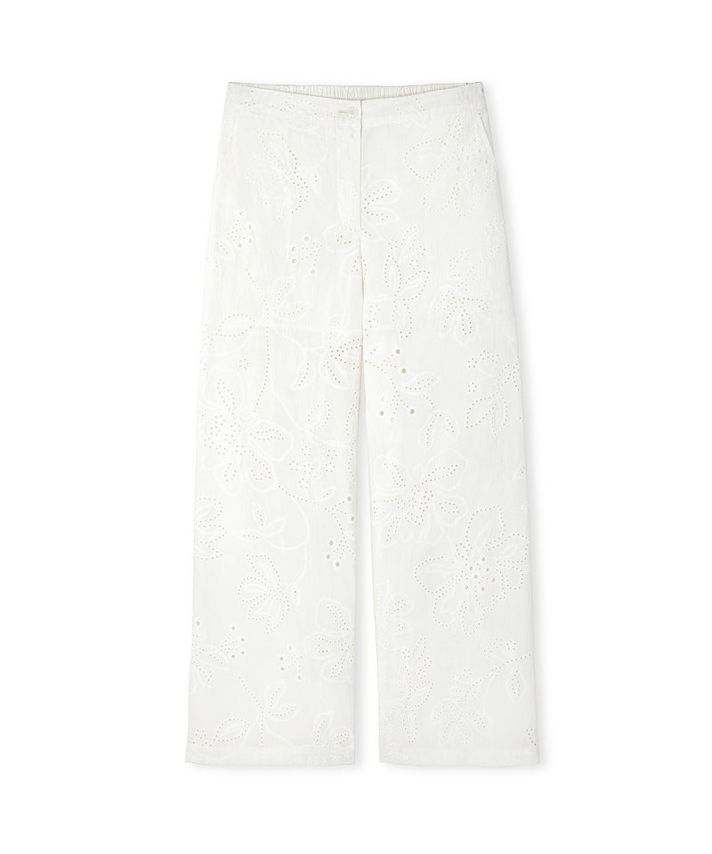 Ipekyol Scallop Trousers White