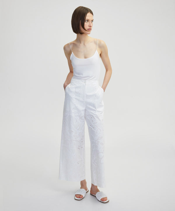 Ipekyol Scallop Trousers White