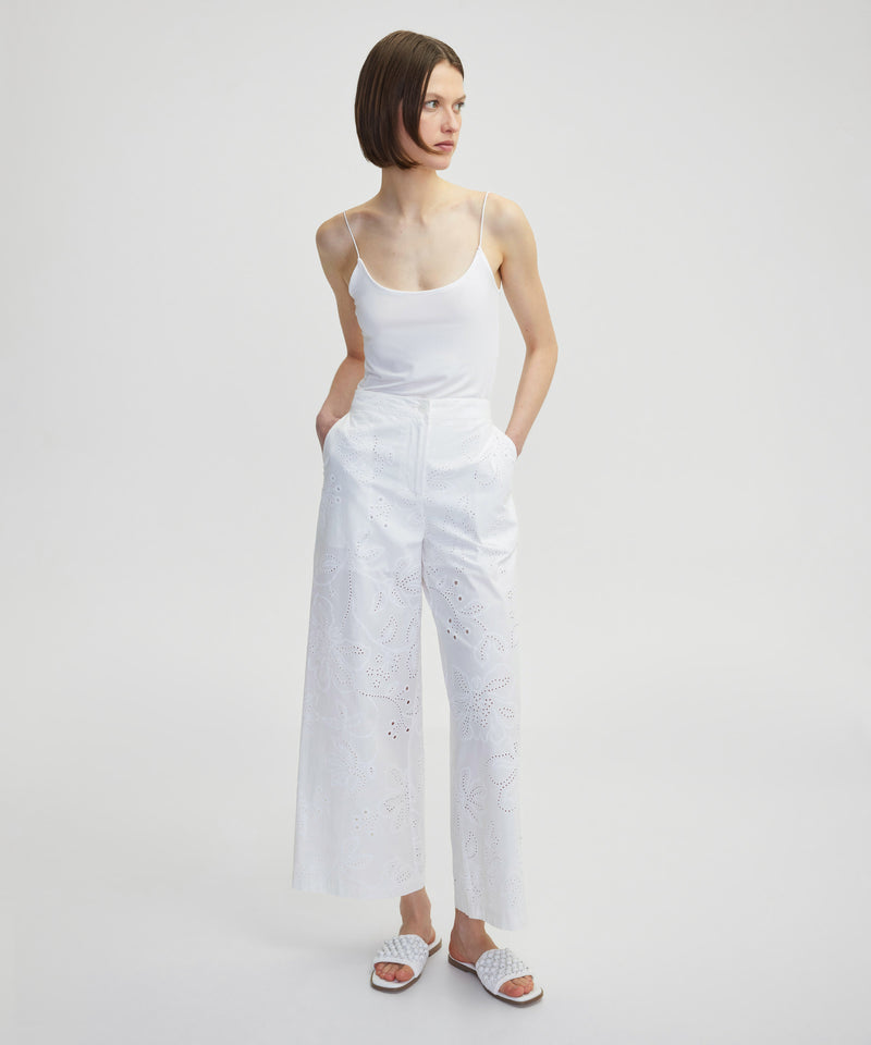 Ipekyol Scallop Trousers White