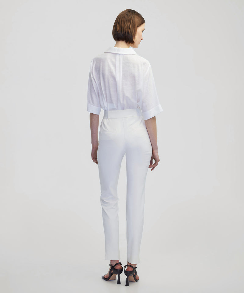 Ipekyol Slim Fit Trousers White