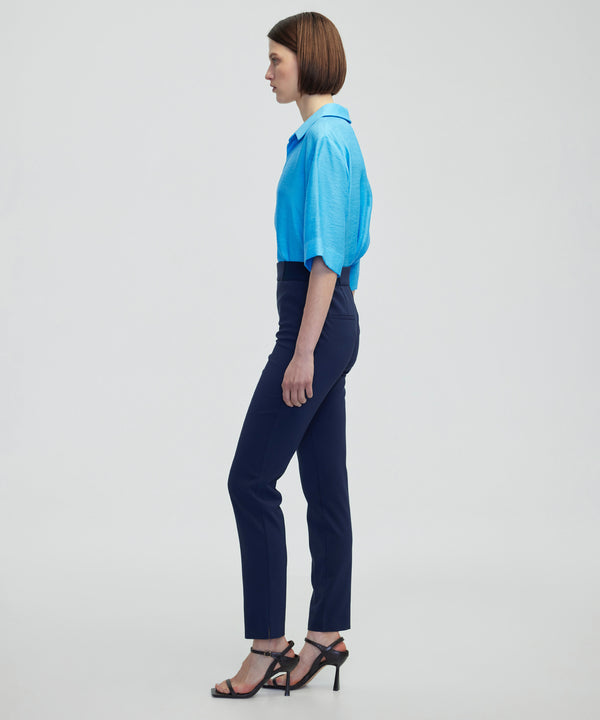 Ipekyol Slim Fit Trousers Navy