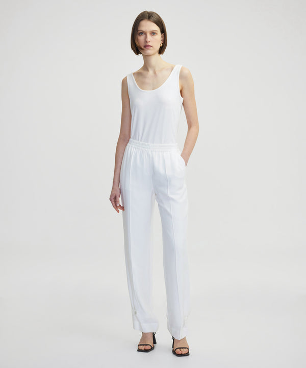 Ipekyol Elastic Waist Trousers With Buttons Ecru