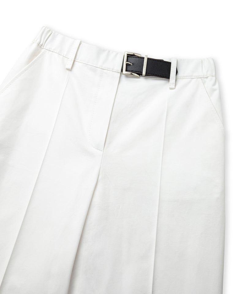 Ipekyol Contrast Belted Trousers White