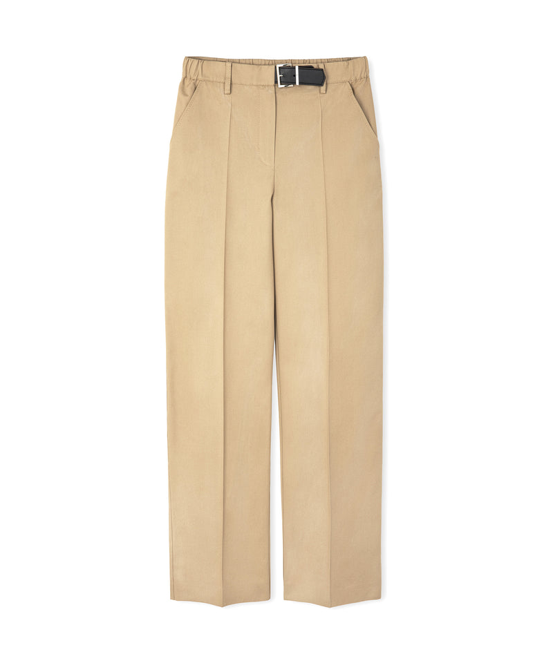 Ipekyol Contrast Belted Trousers Camel