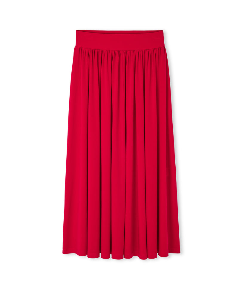 Ipekyol Jersey Midi Skirt Cherry