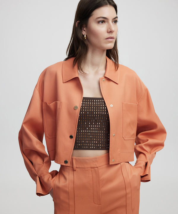 Ipekyol Shirt Jacket With Pockets Salmon