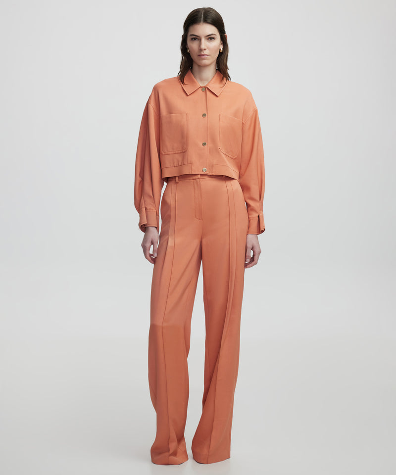 Ipekyol Shirt Jacket With Pockets Salmon