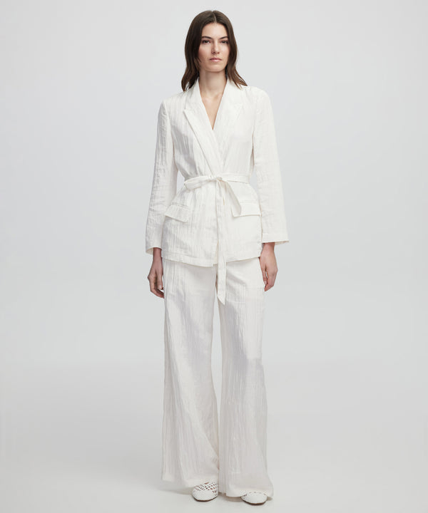 Ipekyol Textured Jacket Ecru