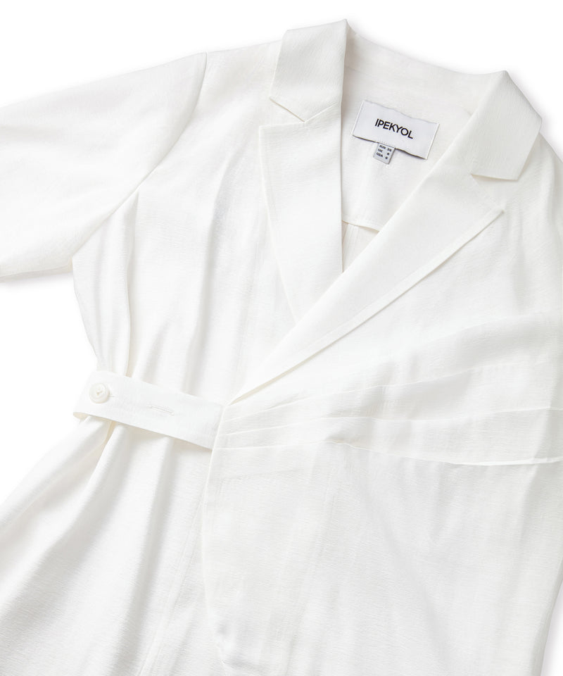 Ipekyol Draped Jacket Ecru