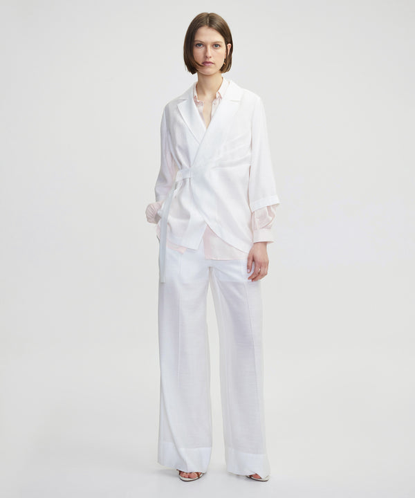 Ipekyol Draped Jacket Ecru