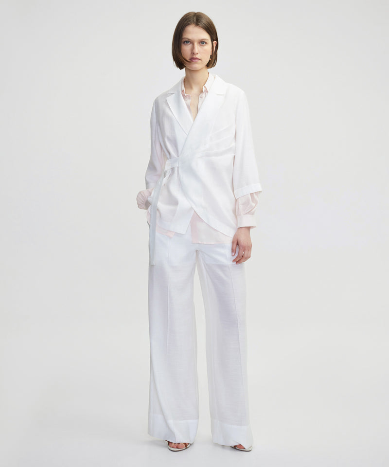 Ipekyol Draped Jacket Ecru