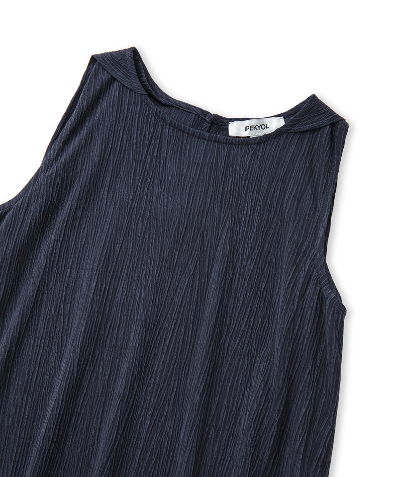 Ipekyol Cupro Blouse Navy