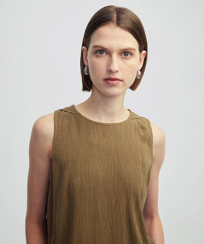 Ipekyol Cupro Blouse Khaki