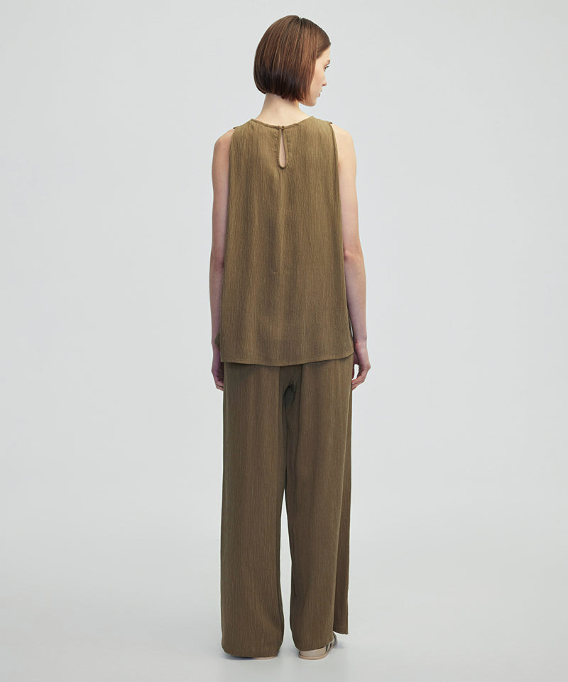 Ipekyol Cupro Blouse Khaki