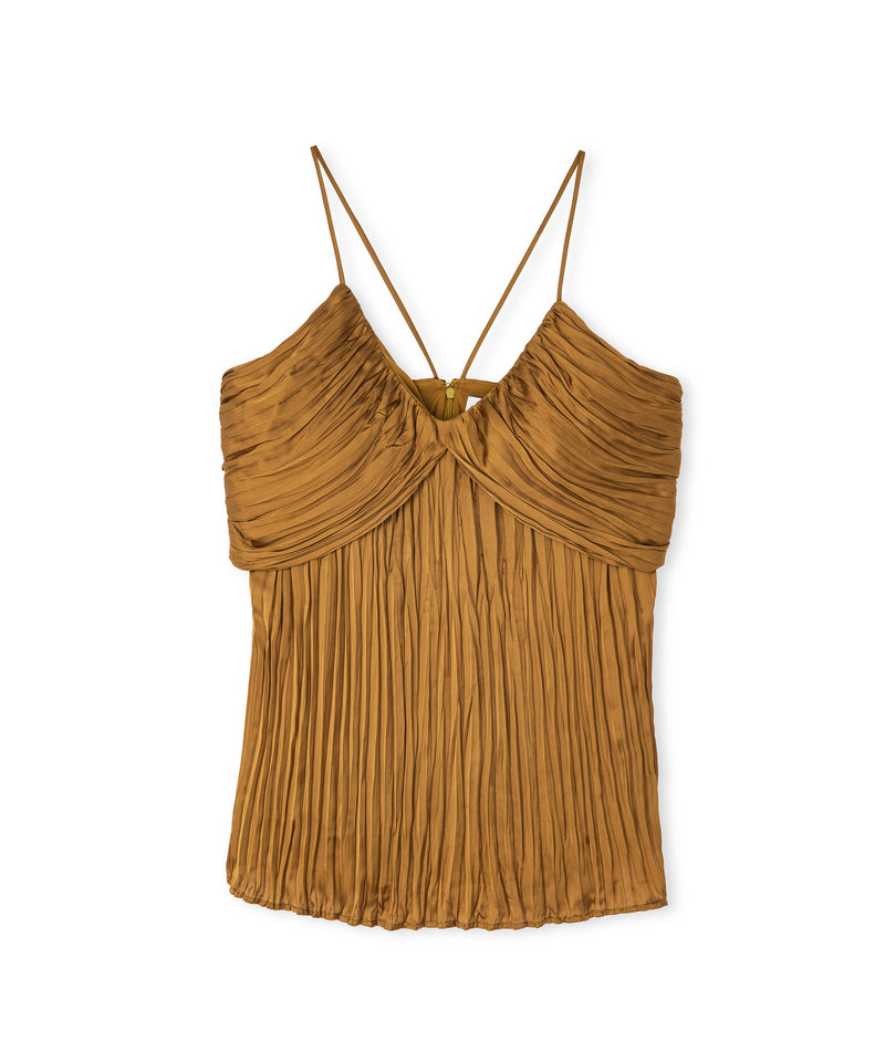 Ipekyol Crinkle Effect Blouse Tobacco