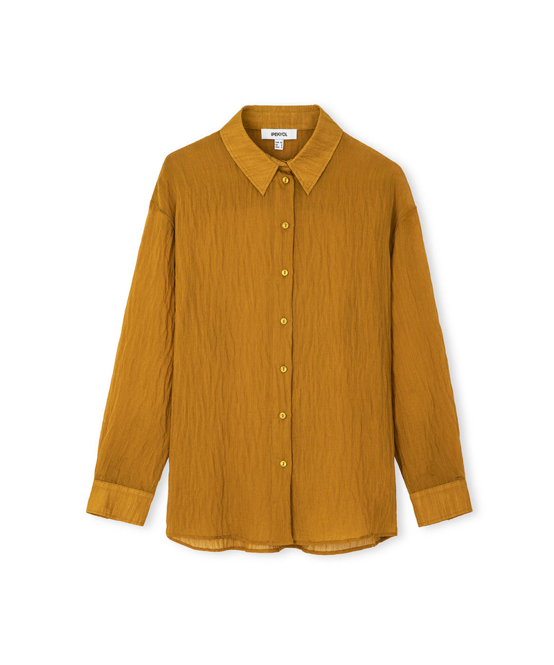 Ipekyol Wrinkled Effect Shirt Tobacco