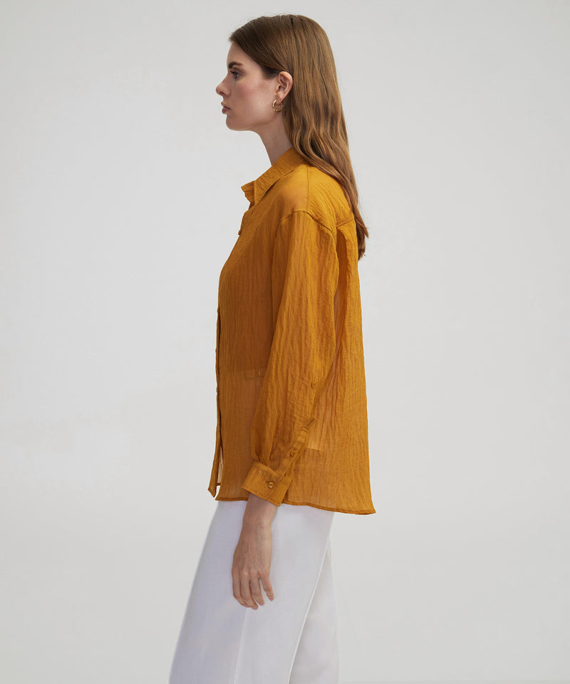 Ipekyol Wrinkled Effect Shirt Tobacco