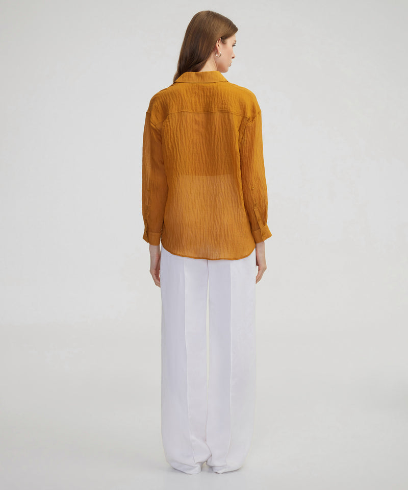 Ipekyol Wrinkled Effect Shirt Tobacco