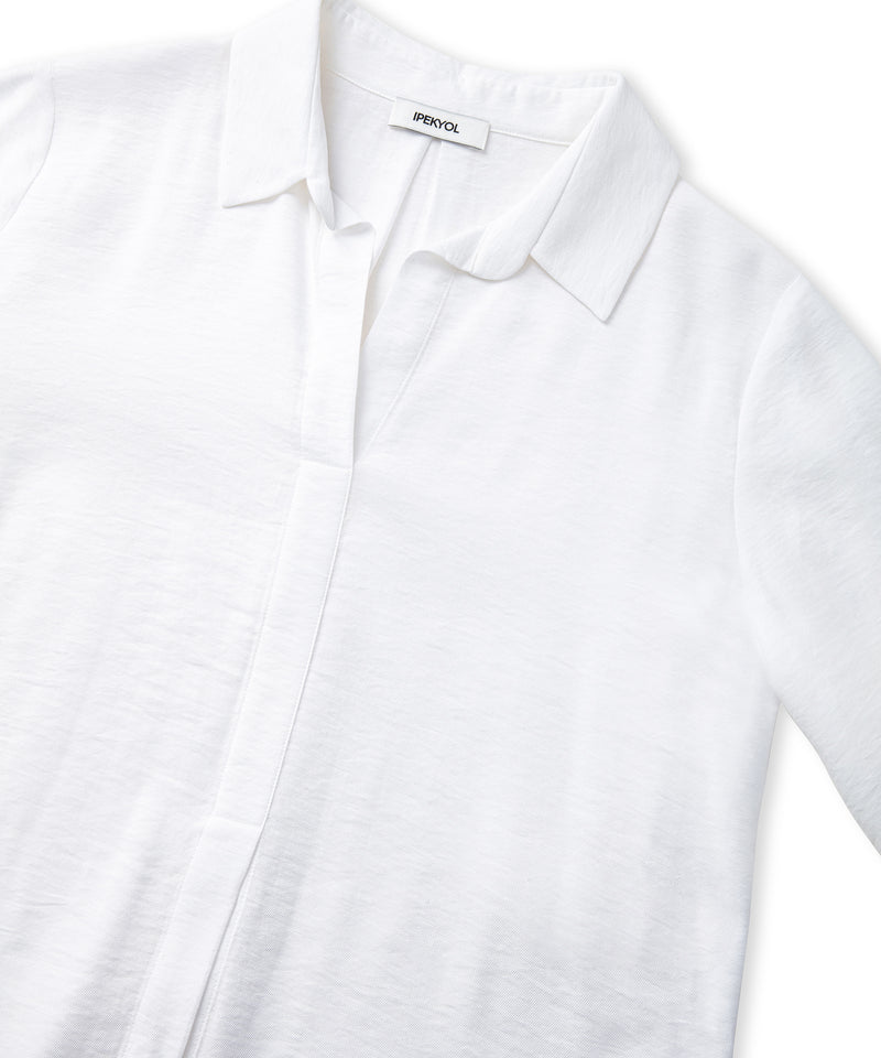 Ipekyol Shirt Collar Blouse Ecru