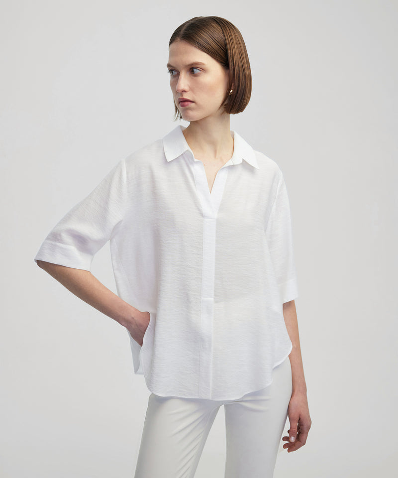 Ipekyol Shirt Collar Blouse Ecru