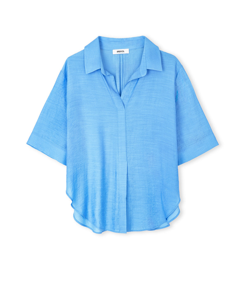 Ipekyol Shirt Collar Blouse Blue