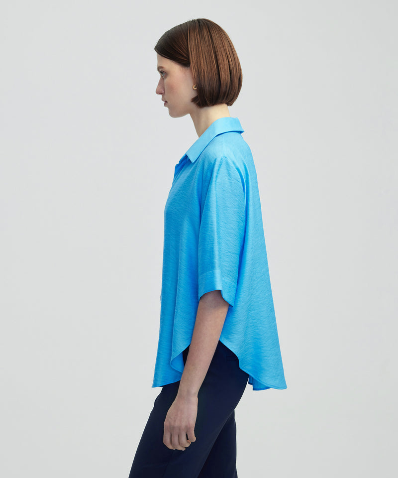 Ipekyol Shirt Collar Blouse Blue