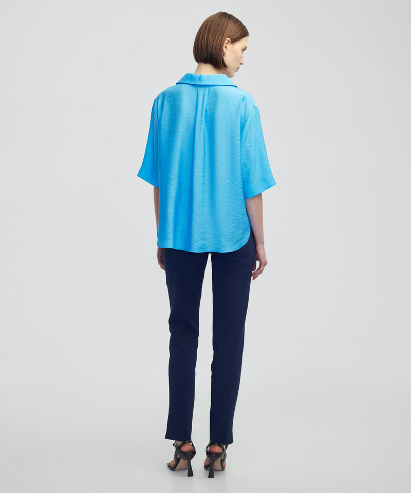 Ipekyol Shirt Collar Blouse Blue